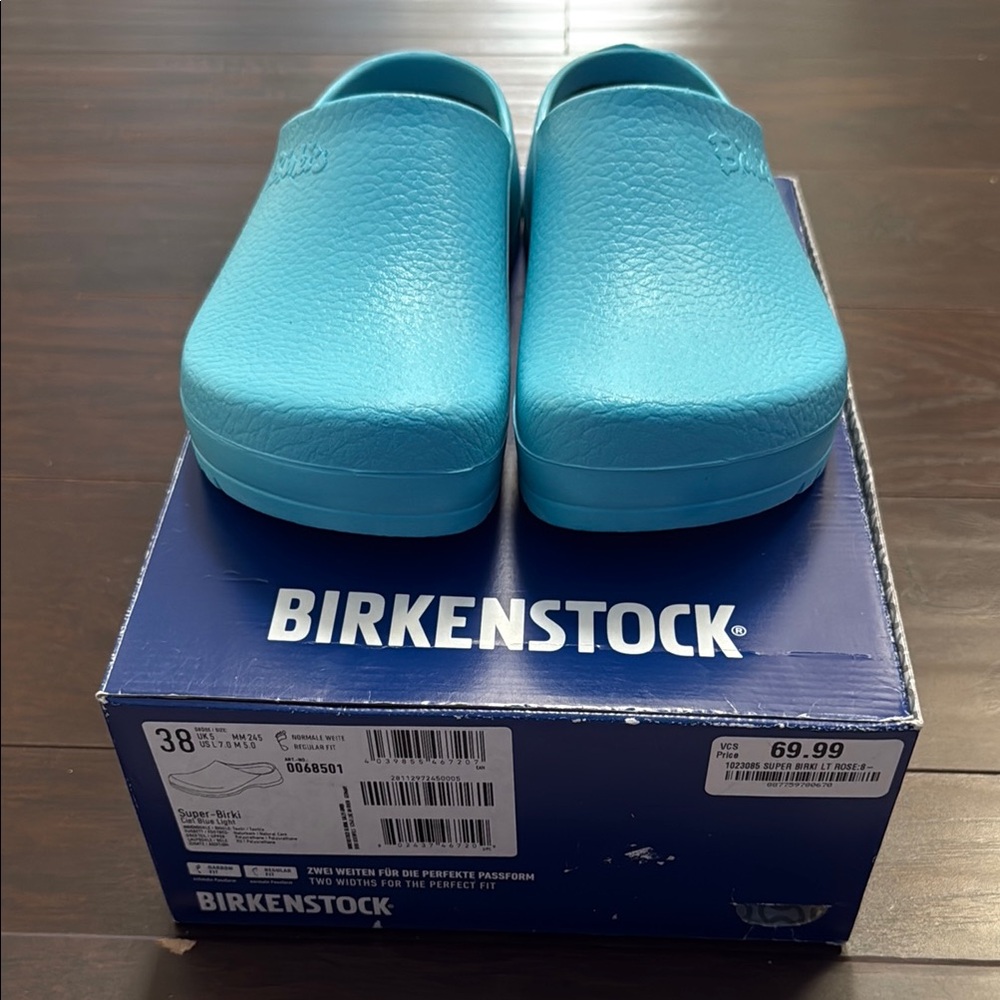 Birkenstock “Super-Birki” Ciel Blue, light Clogs